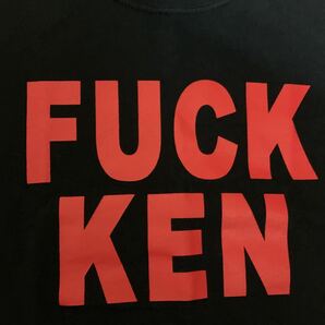 送料無料！美品！横山健 KEN YOKOYAMA Pizza of Death FUCK KEN Tシャツ メンズSサイズ ハイスタンダードの画像3