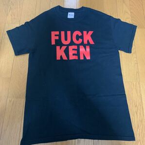 送料無料！美品！横山健 KEN YOKOYAMA Pizza of Death FUCK KEN Tシャツ メンズSサイズ ハイスタンダードの画像2