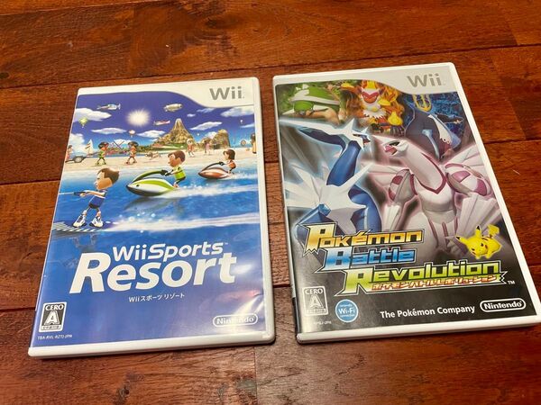 Wii ソフト WiiSports Resort & ポケモンバトルエボリューション