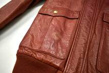 SWAGGER (スワッガー) WINKLE LEATHER JACKET ボア付きレザーブルゾン B ジャケット 3M THINSULATE シンサレート ボア M_画像9