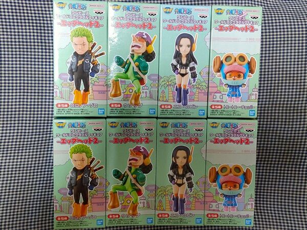 ワンピース ワールドコレクタブルフィギュア エッグヘッド2 4種8体セット