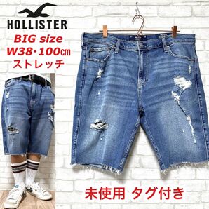 ☆未使用タグ付き☆ HOLLISTER DENIM SHORT ストレッチデニム