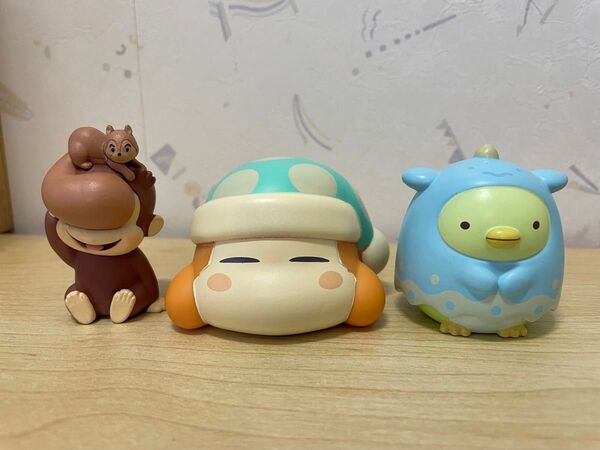 ガチャ 3個セット カービィ すみっこぐらし おさるのジョージ