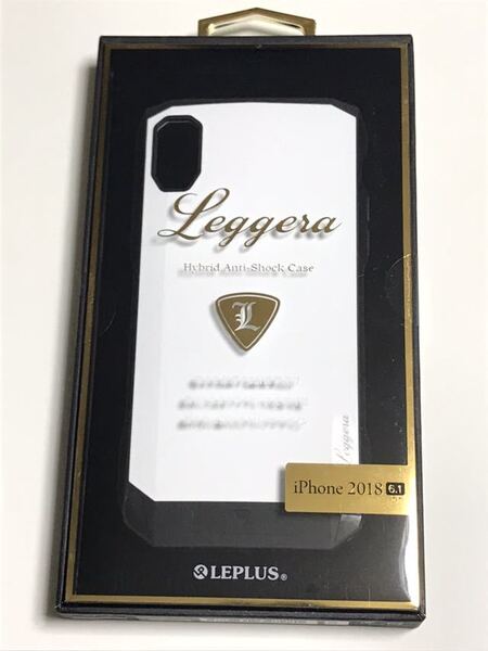 匿名送料込 iPhoneXR用カバー スタイリッシュ イタリアンデザイン 耐衝撃ケース LP-IPMHVLSWH白 ホワイト新品 iPhone10RアイフォーンXR/BG6