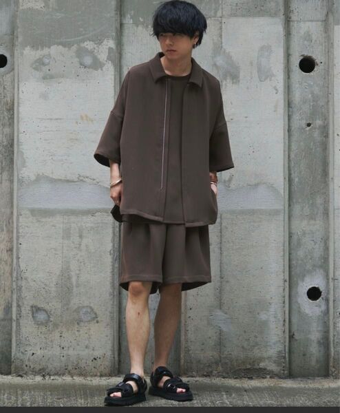 WYM × ATTACHMENT MINIMAL HS ZIP SHIRT