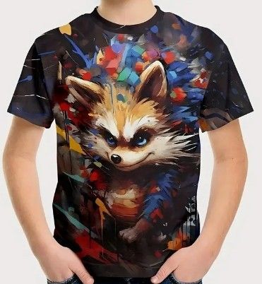 送料無料!Tシャツ【イケイケキツネ君】半袖・欧米約160(日本Mサイズ)tシャツ・シャツメンズレディース・おしゃれ・美しい