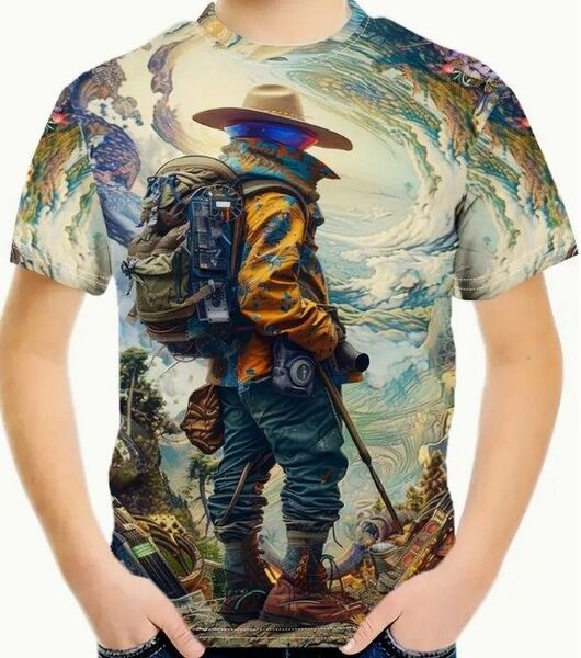 送料無料!Tシャツ・伝説の冒険家・欧米規格170(日本のLサイズ)tシャツ・シャツメンズレディース・おしゃれ
