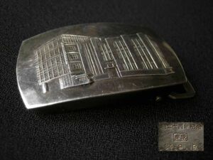 1950s 東販 SILVER アンティーク バックル 創立十周年記念 トーハン 銀製 USED レトロ 昭和３４年