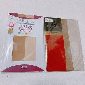 【新品】CELINE・GUNZE パンティストッキング M〜L 2足セット