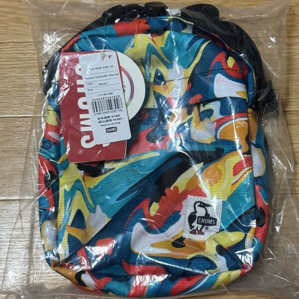 チャムス リサイクルバーティカルミニショルダー (ショルダーバッグ) Marble NO.2