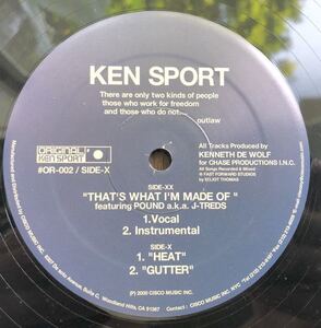 2000 Ken Sport That's What I'm Made Of / Heat / Gutter / Cisco Music 絶版