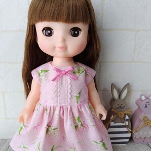 ソランちゃんワンピース1点 ワンピース お花 ハンドメイド