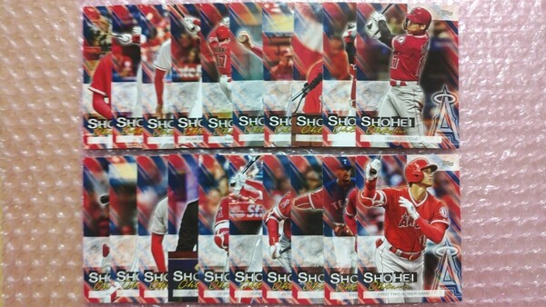 送込即決 20枚セット 2019 Topps Update Series Shohei Ohtani Player Highlights SO-1~SO-20 Shohei Ohtani 大谷翔平 史上初2度目満票MVP