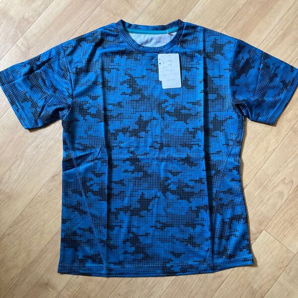 アンカースミス DRY吸水速乾メッシュ デザインアソート半袖Tシャツ ブルー