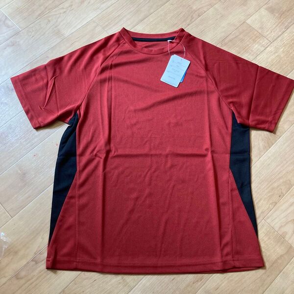 アンカースミス DRY吸水速乾メッシュ デザインアソート半袖Tシャツ レッド