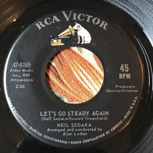 NEIL SEDAKA US Original 7inch LET’S GO STEADY AGAIN オールディーズ ニールセダカ