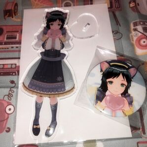 【St.773 Project】聖ナナオリジナルアクリルスタンド&オリジナル缶バッジセット