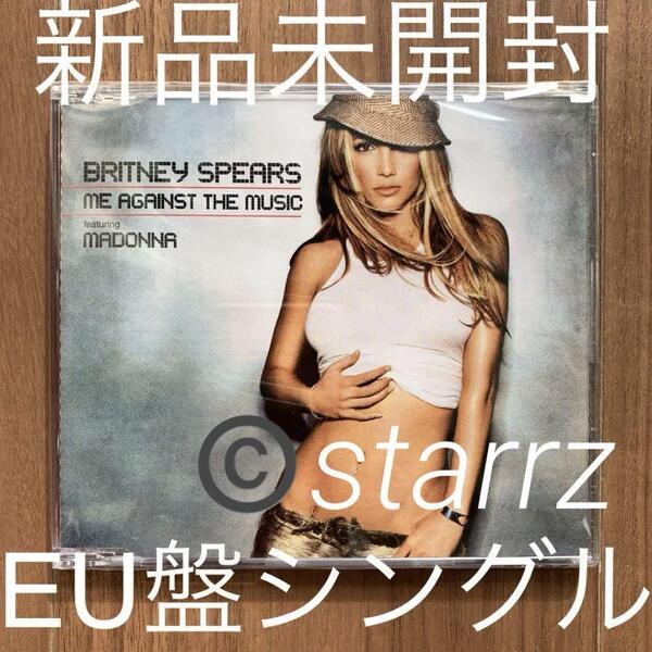 Britney Spears ブリトニー・スピアーズ Madonna マドンナ Me Against The Music EU盤シングル 新品未開封