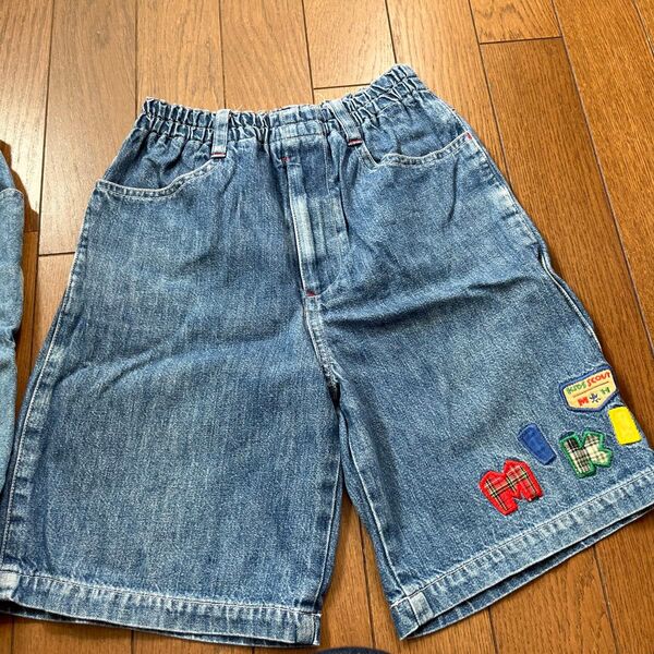 ミキハウス ハーフパンツ 2枚セット130センチ