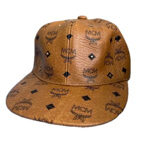 MCM 帽子 キャップ 芸能人愛用モデル ブラウン Mサイズ 販売終了品 超美品