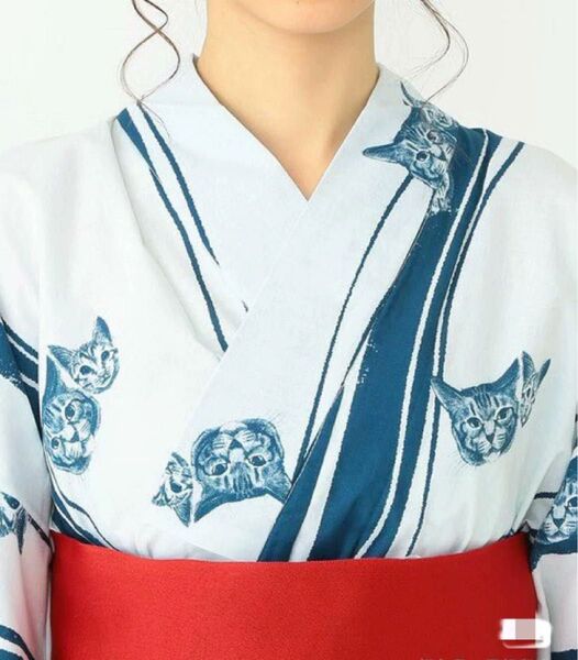 猫柄浴衣