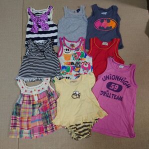 タンクトップ 子供服 夏服 ベビー服 10枚セット 80cm