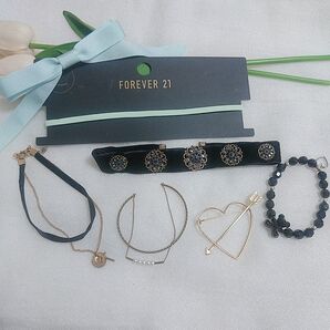 フォーエバー21 F21 アクセサリー ゴールド セット