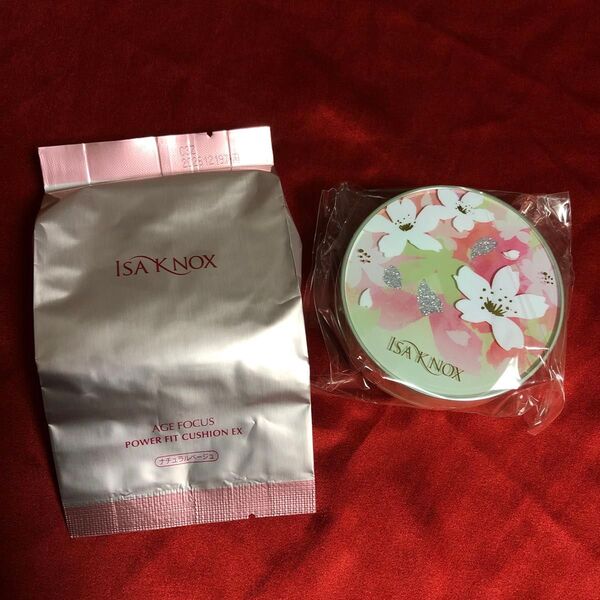 イザノックス ファンデーション グリーンフラワーケース&レフィル パワーフィットクッションEX ファンデーション 未使用