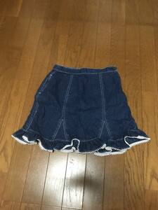 mezzo piano skirt ( Denim )