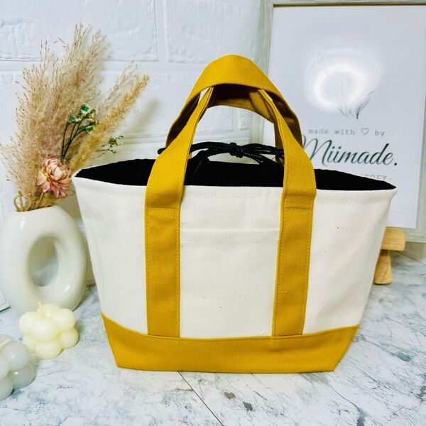 ランチバッグ トートバッグ風 お弁当箱入れ お弁当袋 保冷保温 ハンドメイド