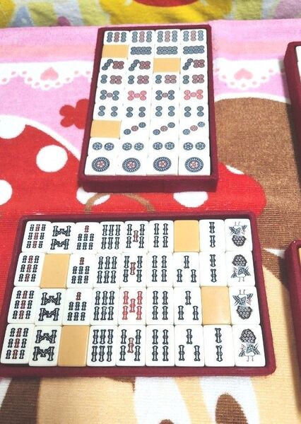 麻雀牌一式 点棒 セット まーじゃんぱい 一括 麻雀牌 一式 set 赤牌有り マージャンパイ 点数棒 麻雀一式セット 赤牌入り