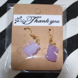 《36》うさぎピアス☆