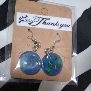 《38》まるキラキラピアス☆