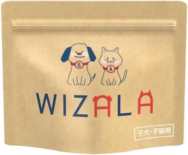 WIZALA 子犬・子猫用サプリメント 30包 (30~60日分) 獣医師監修 正規販売店 日本製 5-ALA 配合 犬 猫 用