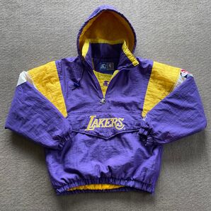starter lakers ナイロンジャケット ナイロンプルオーバー