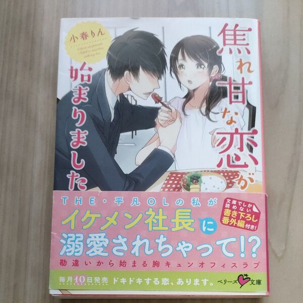 TL小説 焦れ甘な恋が始まりました 小春りん/よしのずな