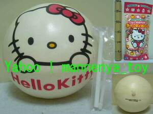  Hello Kitty / новый мягкость сладости мяч /35cm/( АО )to- сигнал / соломинка .... мяч / экстерьер дефект иметь /2003 год производство * новый товар 