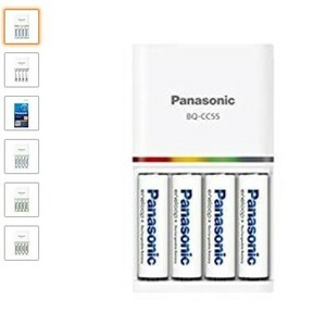 PANASONIC ENELOOP EVOLTA CHARGER SET WITH SIZE3 ENELOOP X 4 STANDARD MODEL K-KJ55MCC40