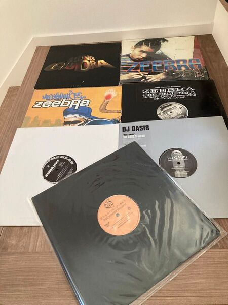 12INCH レコード 7枚 ZEEBRA キングギドラ 空からの力 DJ OASIS T.A.K THE RHYME HEAD