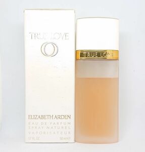 ELIZABETH ARDEN エリザベス アーデン トゥルー ラブ EDP 50ml ☆残量たっぷり　送料340円