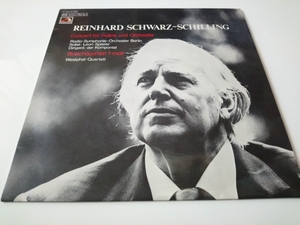 REINHARD SCHWARZ - SCHILLING Concert fl Violin und Orchester / Streichquartett f-moll EMI ELECTROLA C 065-28 959