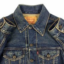 即決★リーバイス 70504-00★メンズ38 デニムジャケット Levis 日本製 USED LOOK 加工 90s 70504 ジージャン Gジャン アメカジ_画像3