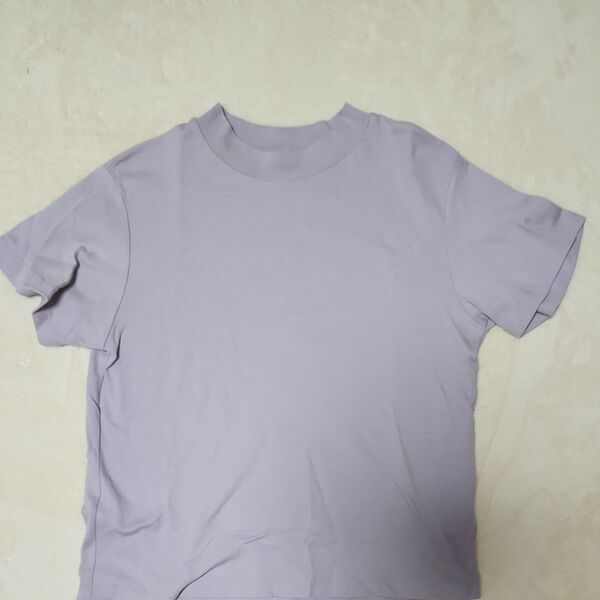 GU モックネック 半袖 Tシャツ