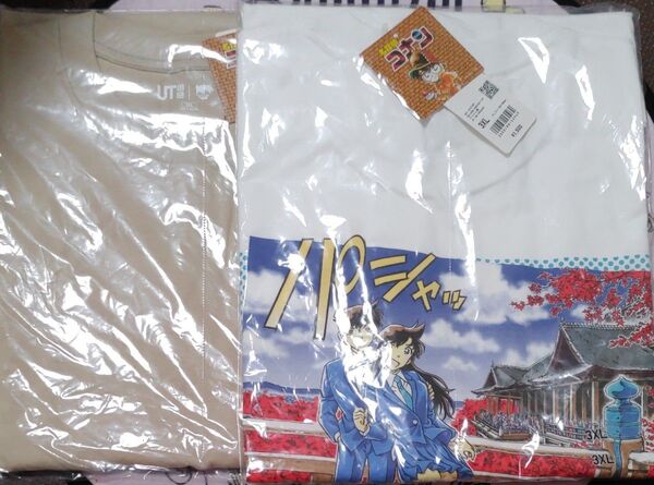 【3XL】ユニクロ UNIQLO 名探偵コナン 遠山和葉 服部平次 毛利蘭 工藤新一 UT 半袖 Tシャツ タグ付き新品