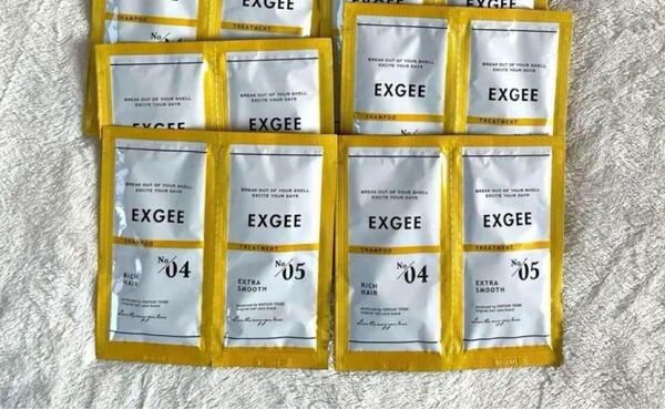 EXGEE エグジー シャンプー トリートメント サンプル お試し 4回分