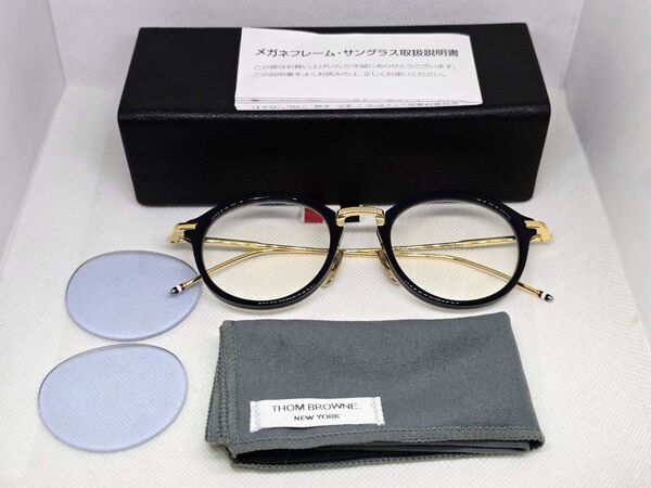 THOM BROWNE メガネ TB-011F 49 トムブラウン 眼鏡 伊達メガネ サングラストムブラウン代表モデル DITA