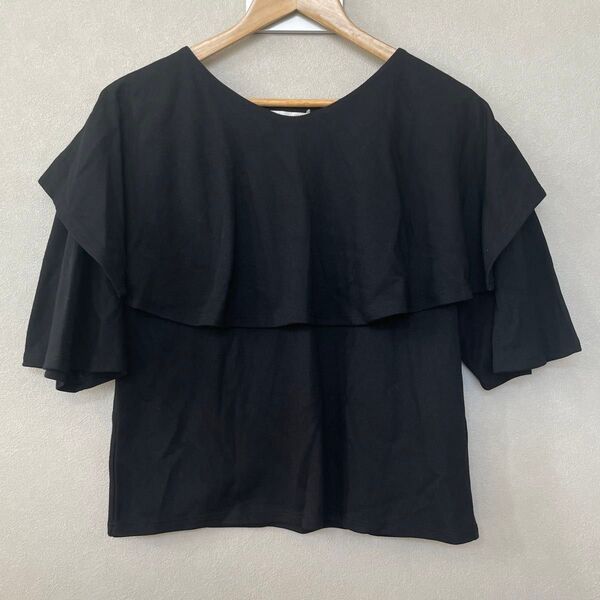 chocol raffine robe レイヤーヨークカットプルオーバー