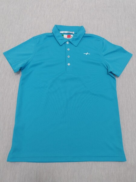 \送料込み!/【Jon Paul CAPITO】カピート イタリア 半袖 ポロシャツ ブルー系 サイズM ゴルフウェア GOLF スポーツ ファッション