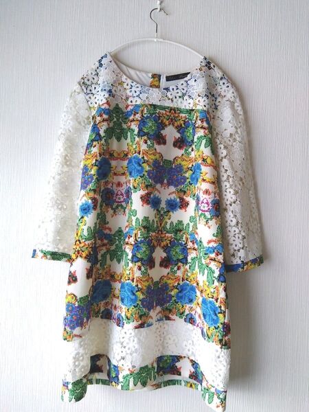 ABOBA Love Paris チュニック ワンピース ゆったりサイズ
