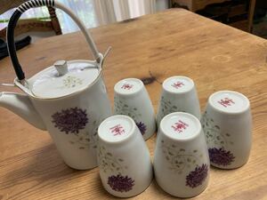 田舎の倉庫整理品Lilac China 可愛いティーセット♪